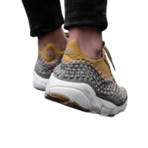 Nike Air Footscape Woven Gold Sepia Stone Chukka Sneaker Size 7.5 - Picture 11 of 12
